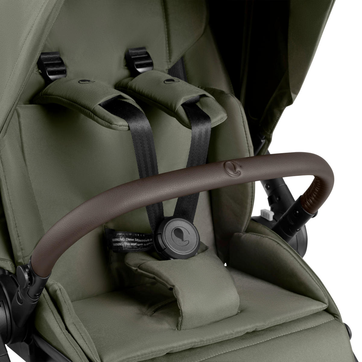 KINDERWAGENSET  City Life All in One Set  Avocado  - Schwarz/Olivgrün, Basics, Textil/Metall (82/52/107,5cm) - ABC Design