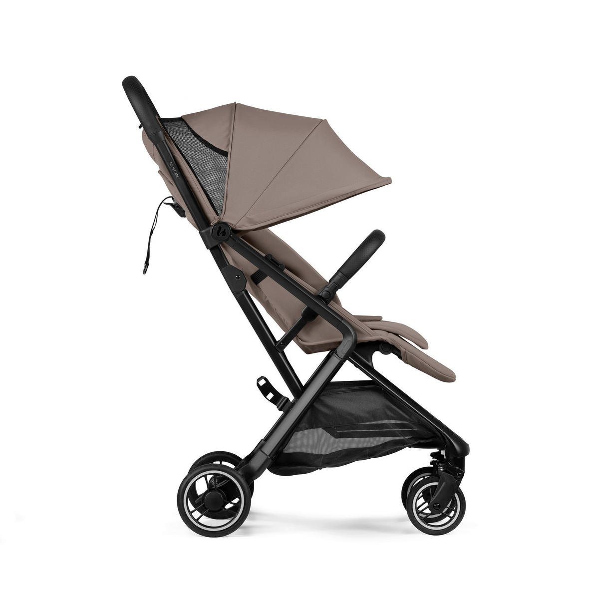 BUGGY Fly N Care  - Beigebraun/Schwarz, Basics, Textil/Metall (80/45/100cm) - Hauck