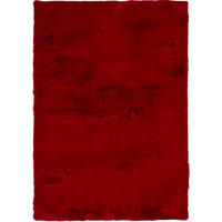 HOCHFLORTEPPICH 140/200 cm Silky Haven Rot  - Rot, Basics, Textil (140/200cm)