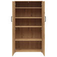 MEHRZWECKSCHRANK 80/147/40 cm  - Anthrazit/Schwarz, MODERN, Holzwerkstoff/Kunststoff (80/147/40cm) - Carryhome