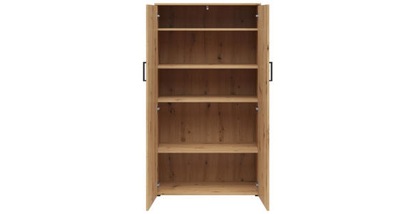 MEHRZWECKSCHRANK 80/147/40 cm  - Anthrazit/Schwarz, MODERN, Holzwerkstoff/Kunststoff (80/147/40cm) - Carryhome