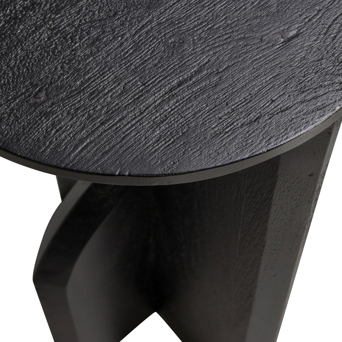 BEISTELLTISCH in Holz 30/30/58 cm  - Schwarz, Design, Holz (30/30/58cm) - Livetastic