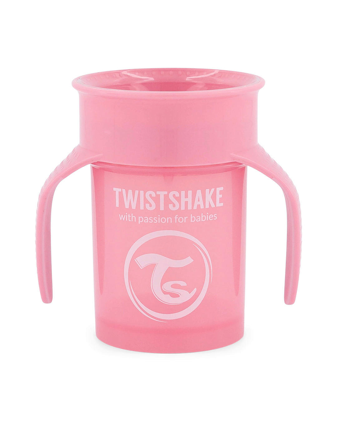 TRINKBECHER  - Pink, Basics, Kunststoff (11/11/8,6cm) - Twistshake
