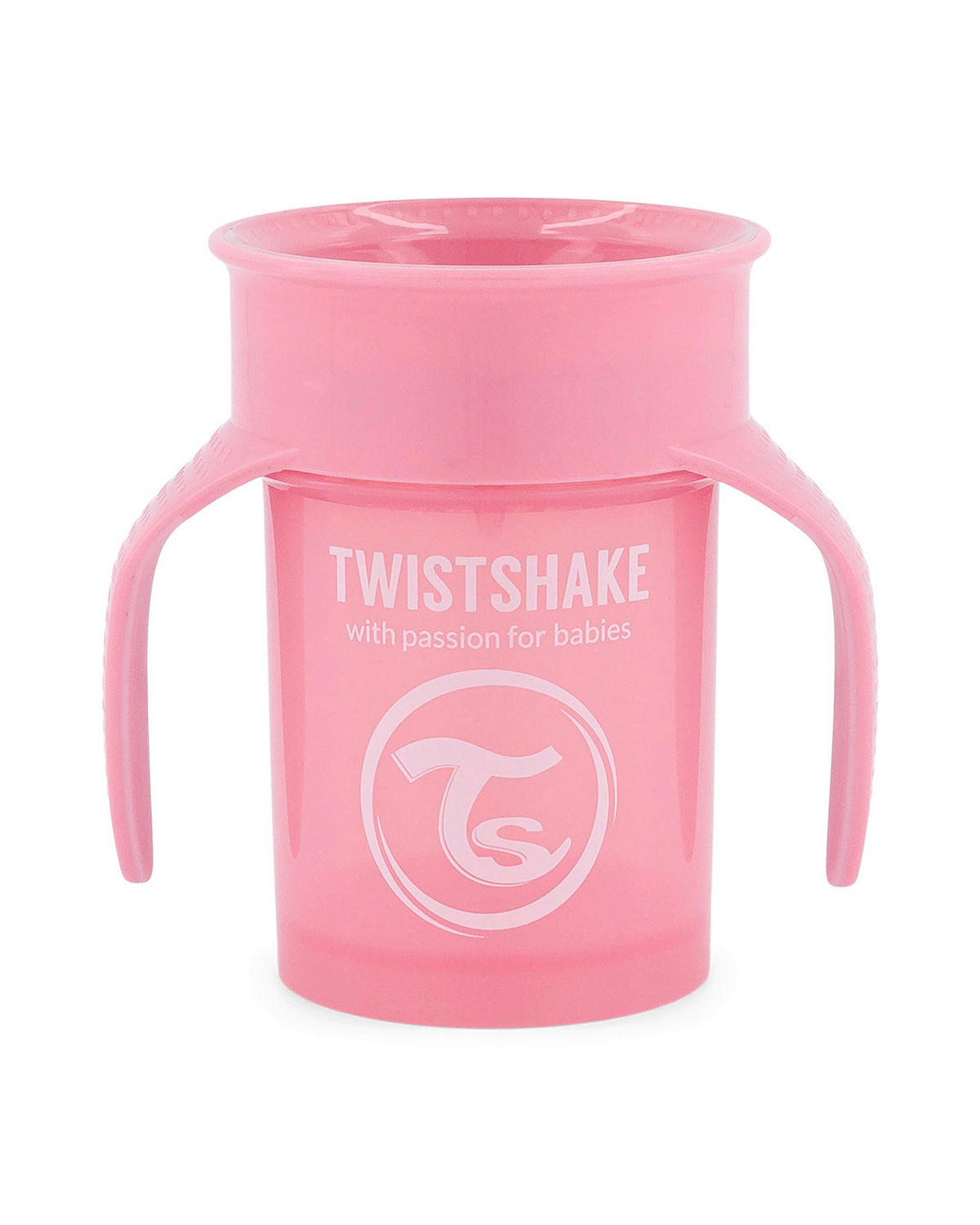 TRINKBECHER  - Pink, Basics, Kunststoff (11/11/8,6cm) - Twistshake