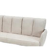 SITZBANK 180/93/67 cm Cord Beige  - Beige/Schwarz, Design, Textil/Metall (180/93/67cm) - Novel