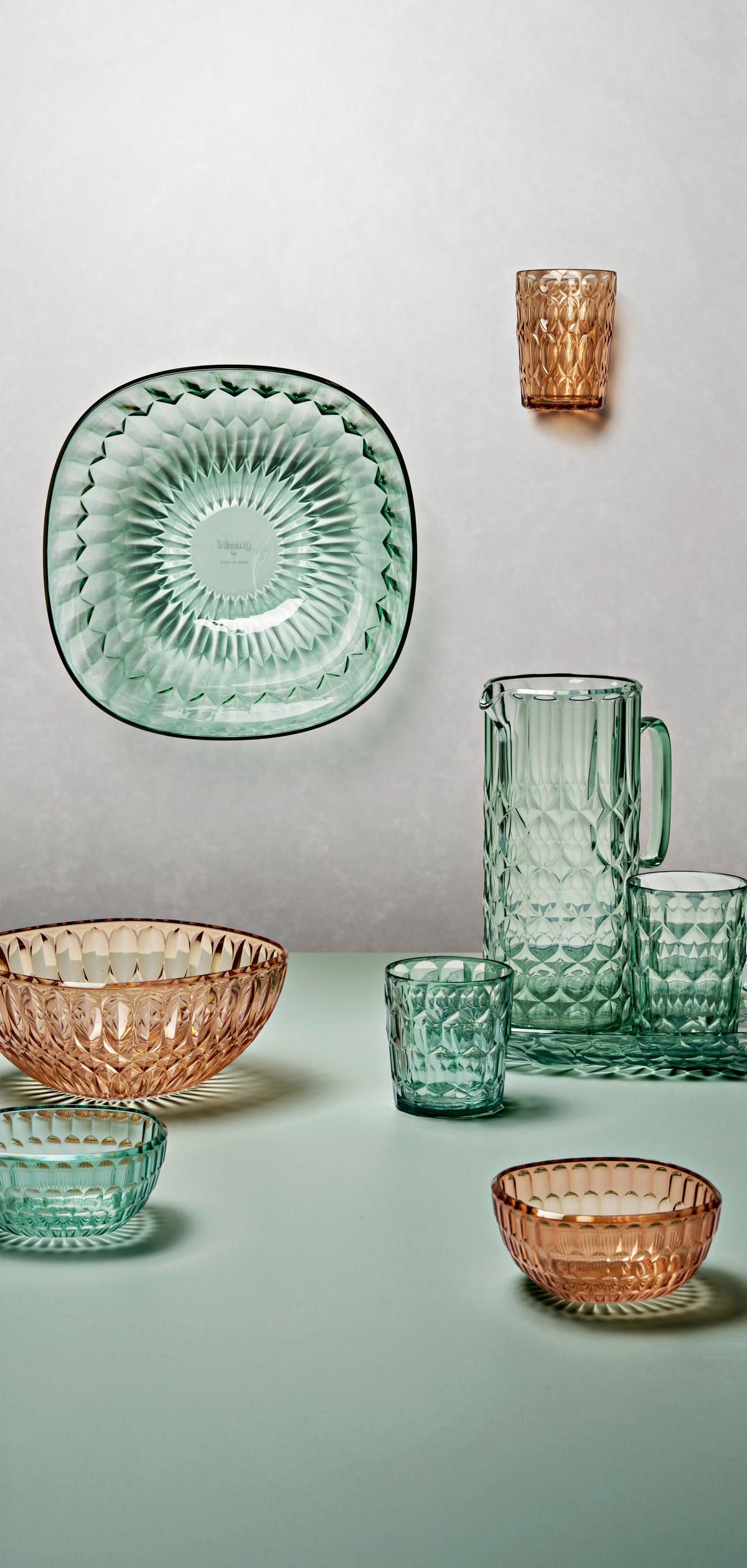 SET ČAŠA    Vanity  - višebojno, Basics, plastika (480ml) - GUZZINI