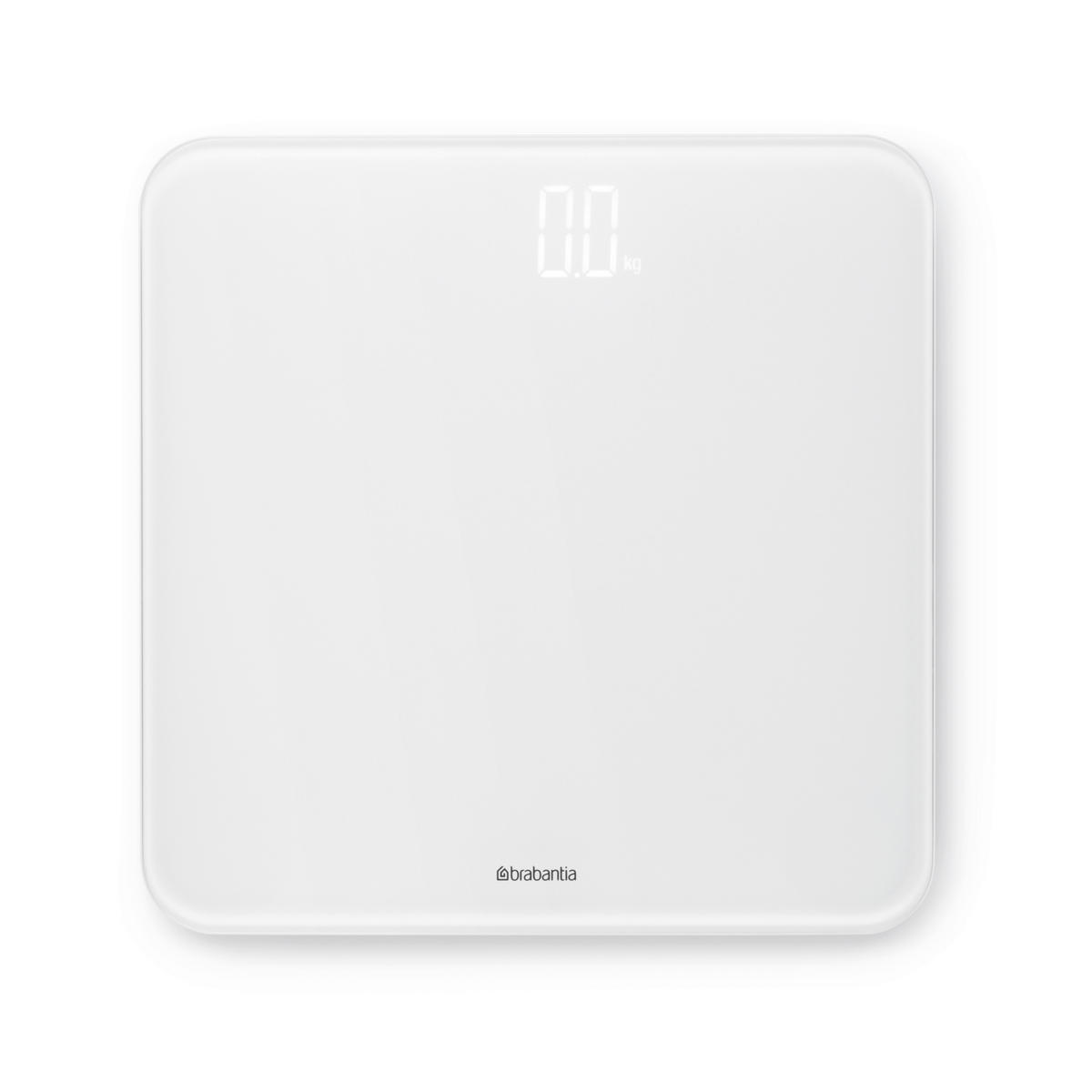 TELESNA VAGA  bela  - bela, Osnovno, staklo/plastika (30/2.4/30cm) - Brabantia