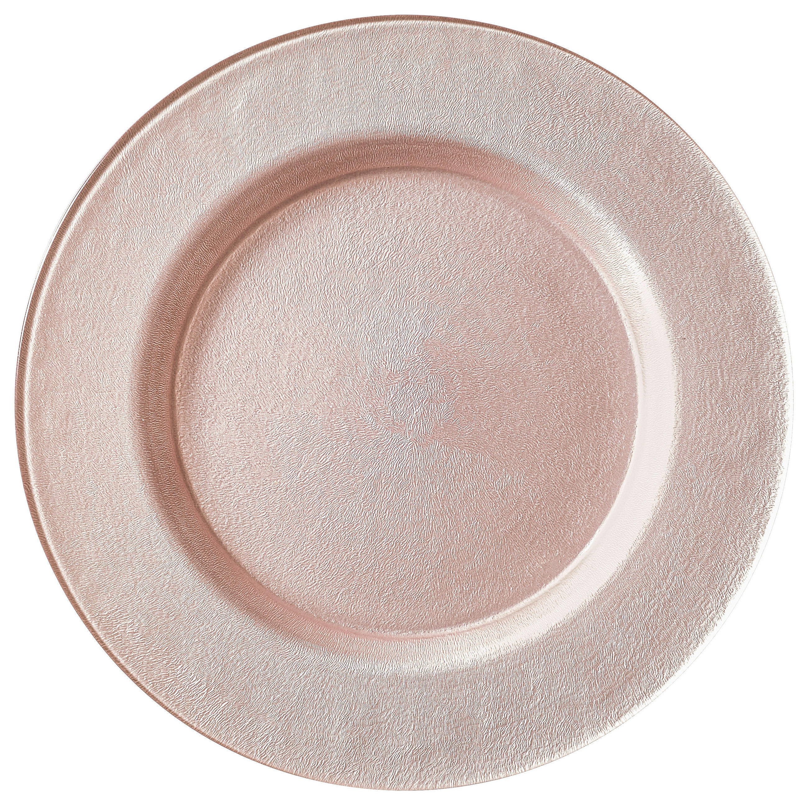 PLATZTELLER Glas  - Hellrosa, Glas (32,5/2cm) - Novel