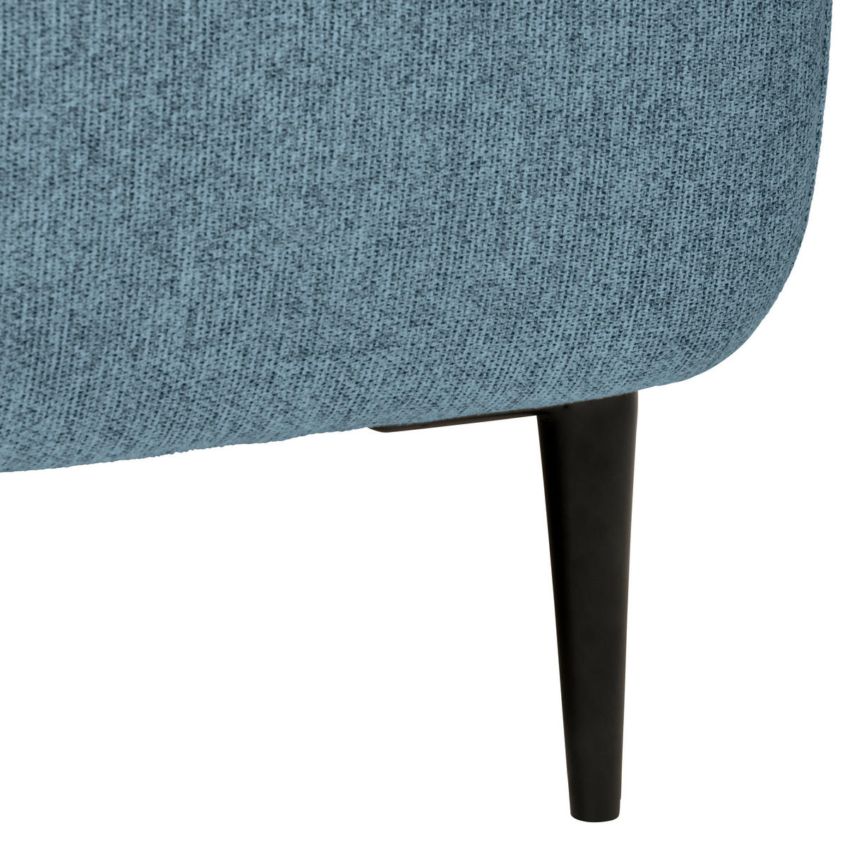 ZOFA S POSTELJNO FUNKCIJO,  modra tekstil  - modra/črna, Moderno, kovina/tekstil (204/90/95cm) - MID.YOU