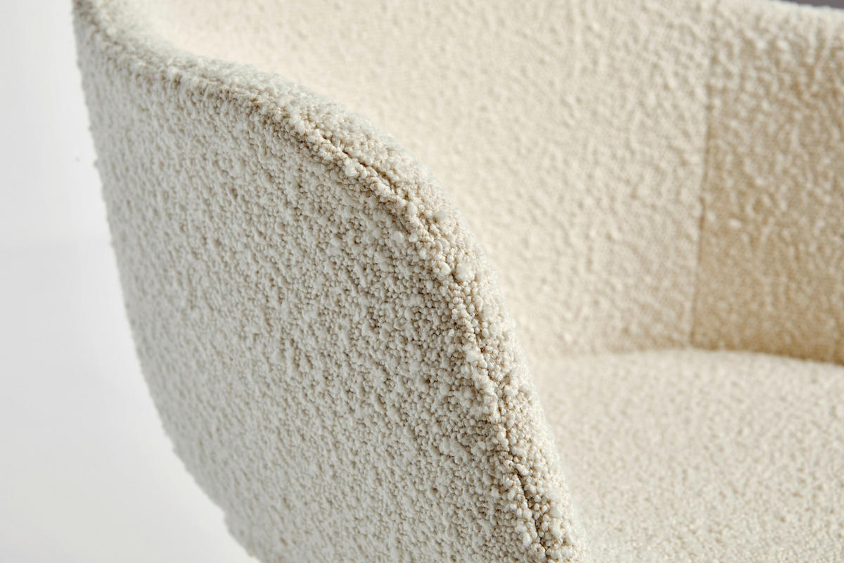 DREHSTUHL Webstoff Goldfarben  - Goldfarben, MODERN, Kunststoff/Textil (56,5/59/78-87cm) - Livetastic