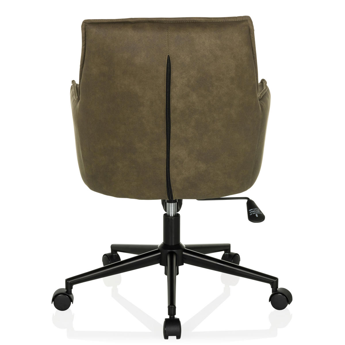 DREHSTUHL Grün  - Schwarz/Grün, MODERN, Kunststoff/Textil (54/85/70cm) - MID.YOU