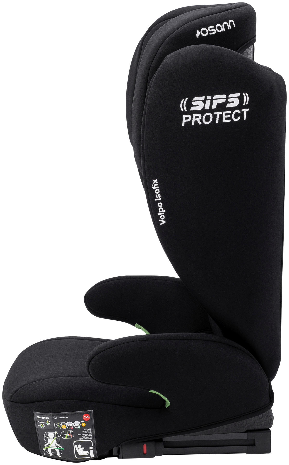 KINDERAUTOSITZ  - Schwarz, KONVENTIONELL, Kunststoff (43/77/37cm) - Osann