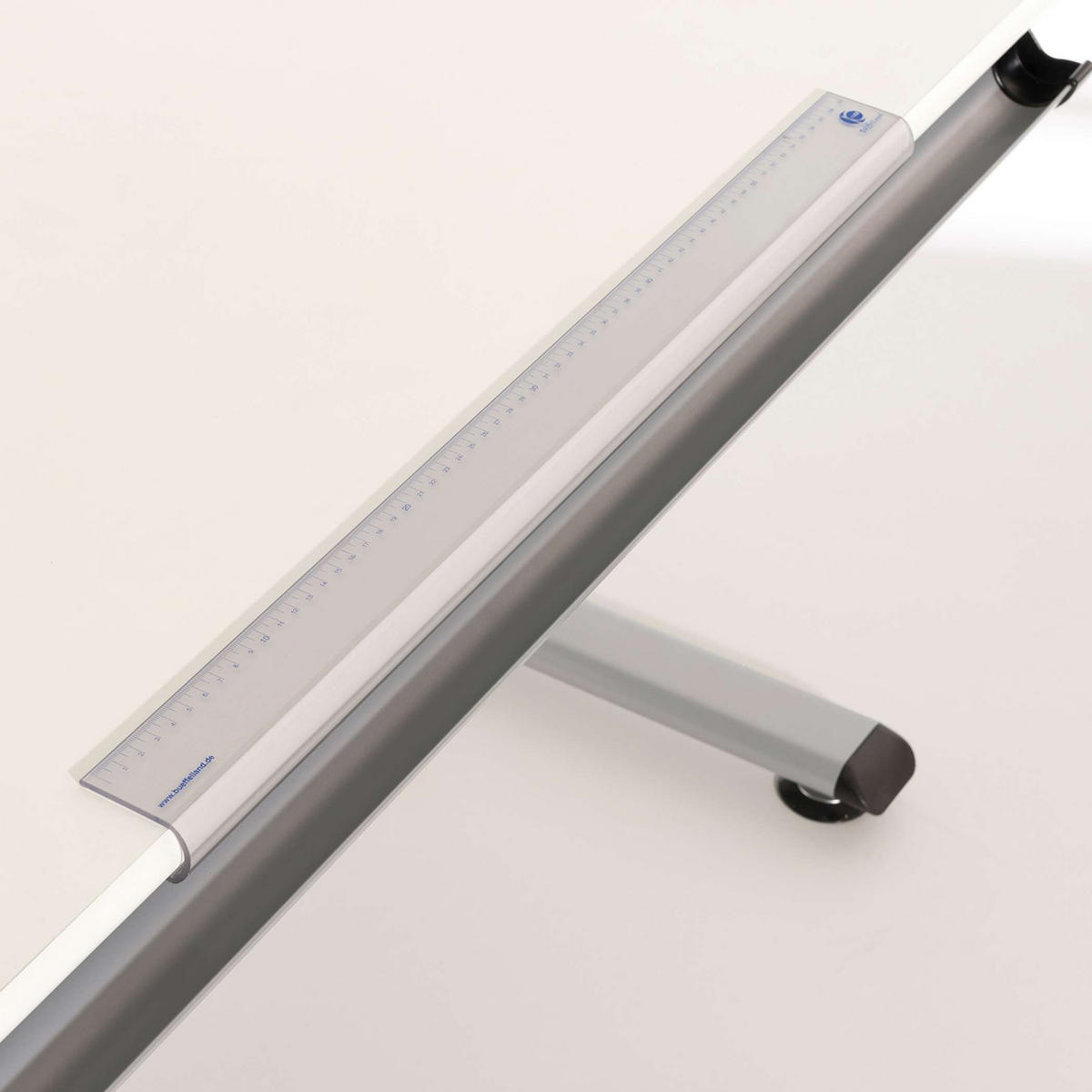 JUGENDSCHREIBTISCH 120/70/53-79 cm  - Silberfarben/Weiß, Design, Holzwerkstoff/Metall (120/70/53-79cm) - Paidi