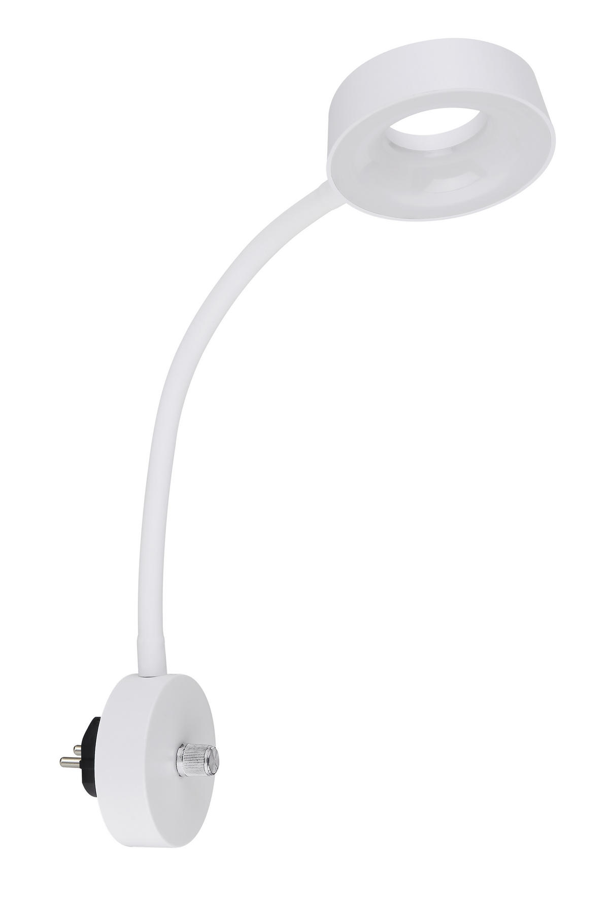 LED-WANDLEUCHTE - Weiss, Design, Kunststoff/Metall (15/45,5cm) - Globo
