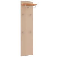 GARDEROBENPANEEL  in 42/170/27 cm  - Eichefarben/Sahara, Design, Glas/Holz (42/170/27cm)