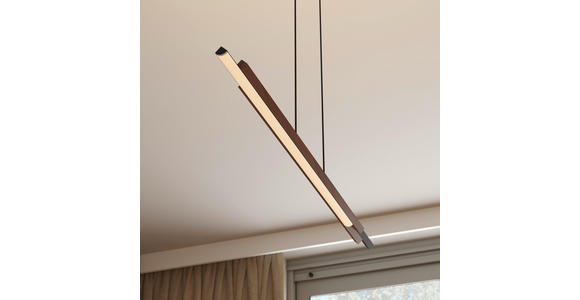 LED-HÄNGELEUCHTE 100/10/120 cm  - Weiß, Natur, Kunststoff (100/10/120cm) - Novel