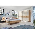 BETTANLAGE 180/200 cm  in Eichefarben, Sandfarben  - Sandfarben/Eichefarben, KONVENTIONELL, Holzwerkstoff/Textil (180/200cm) - Dieter Knoll