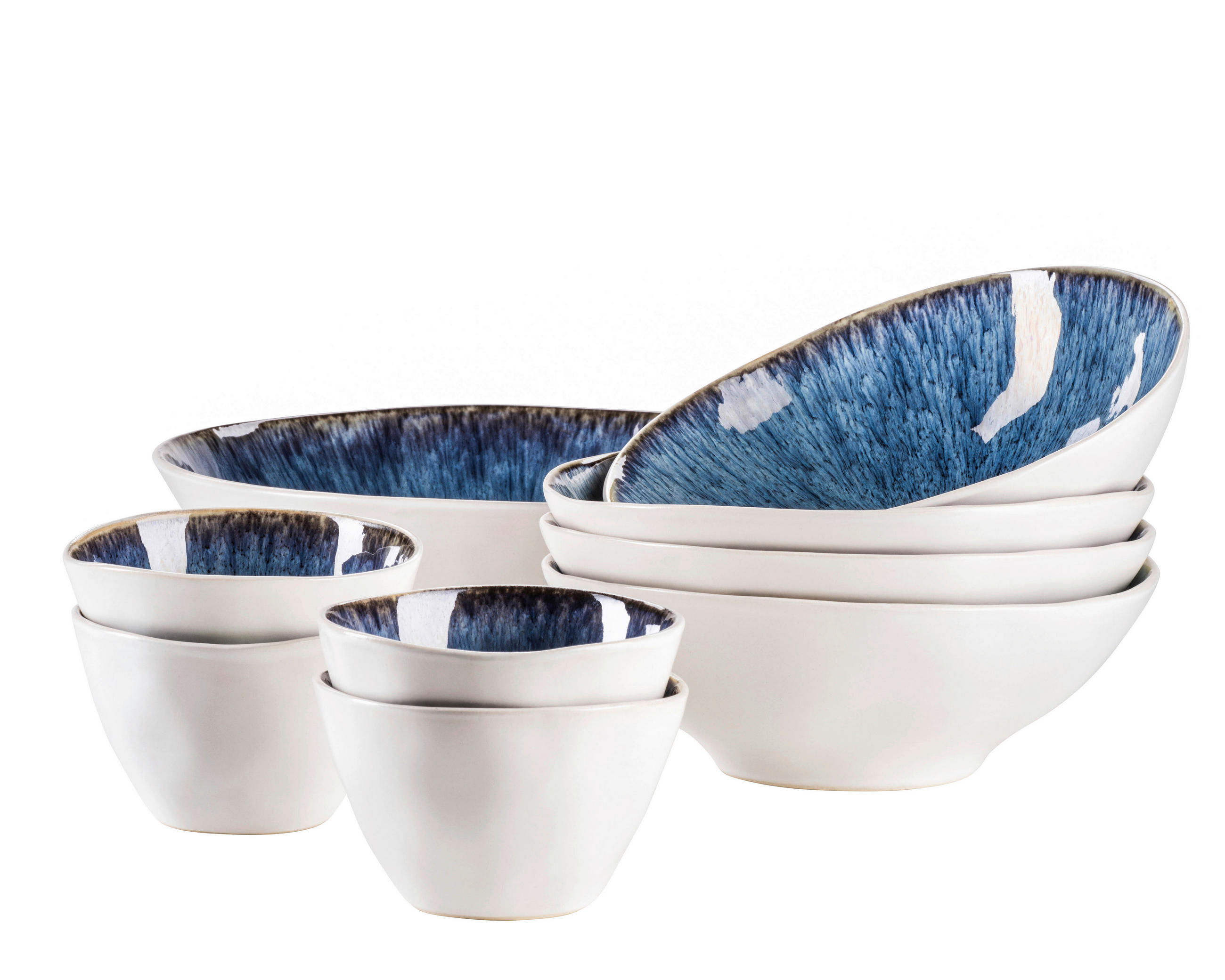 SCHÜSSELSET Frozen   - Blau, Basics, Keramik (26/7,5/26cm) - Mäser