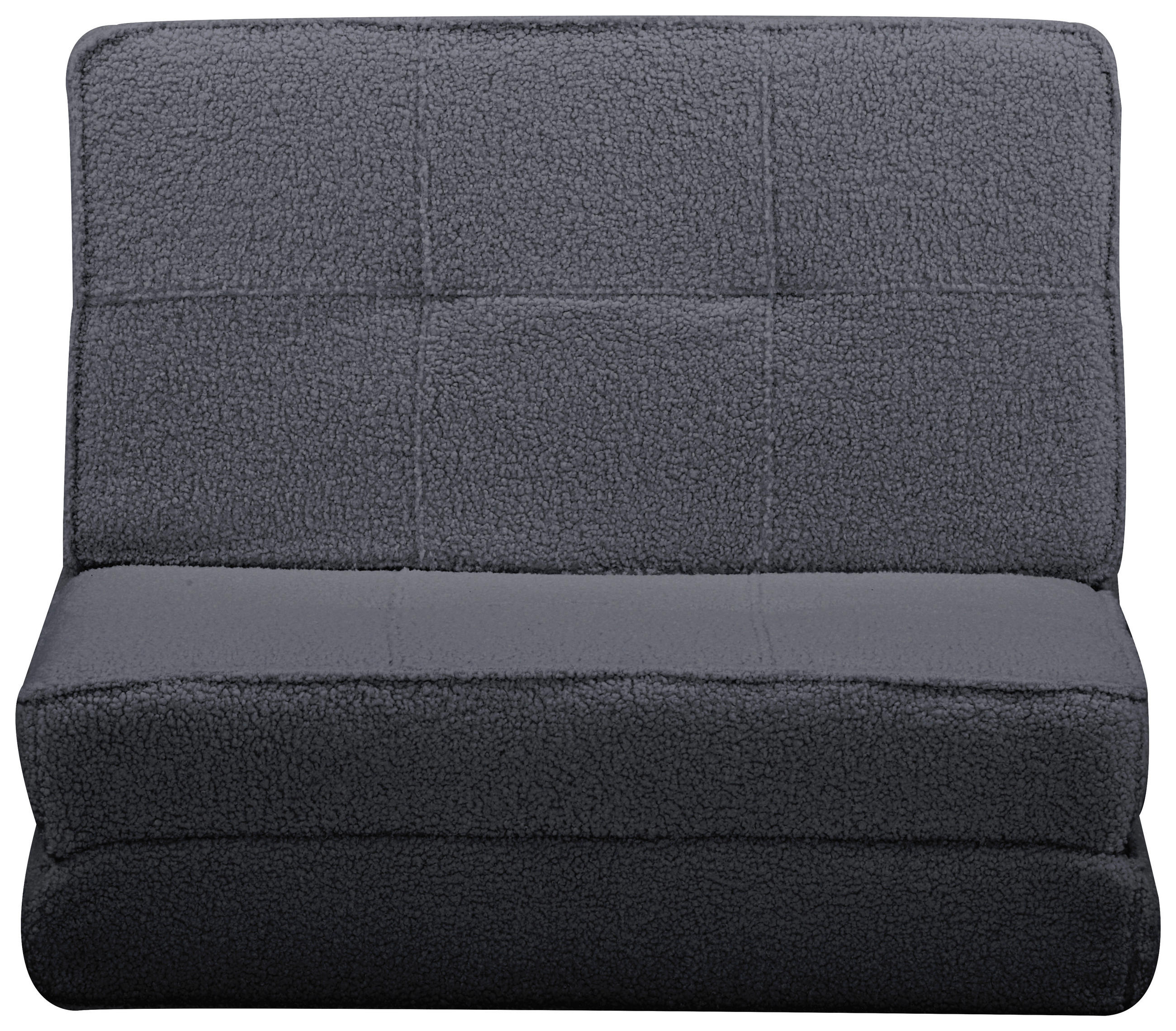 SCHLAFSESSEL Teddystoff Grau    - Grau, MODERN, Textil (74/61,5/80cm) - MID.YOU