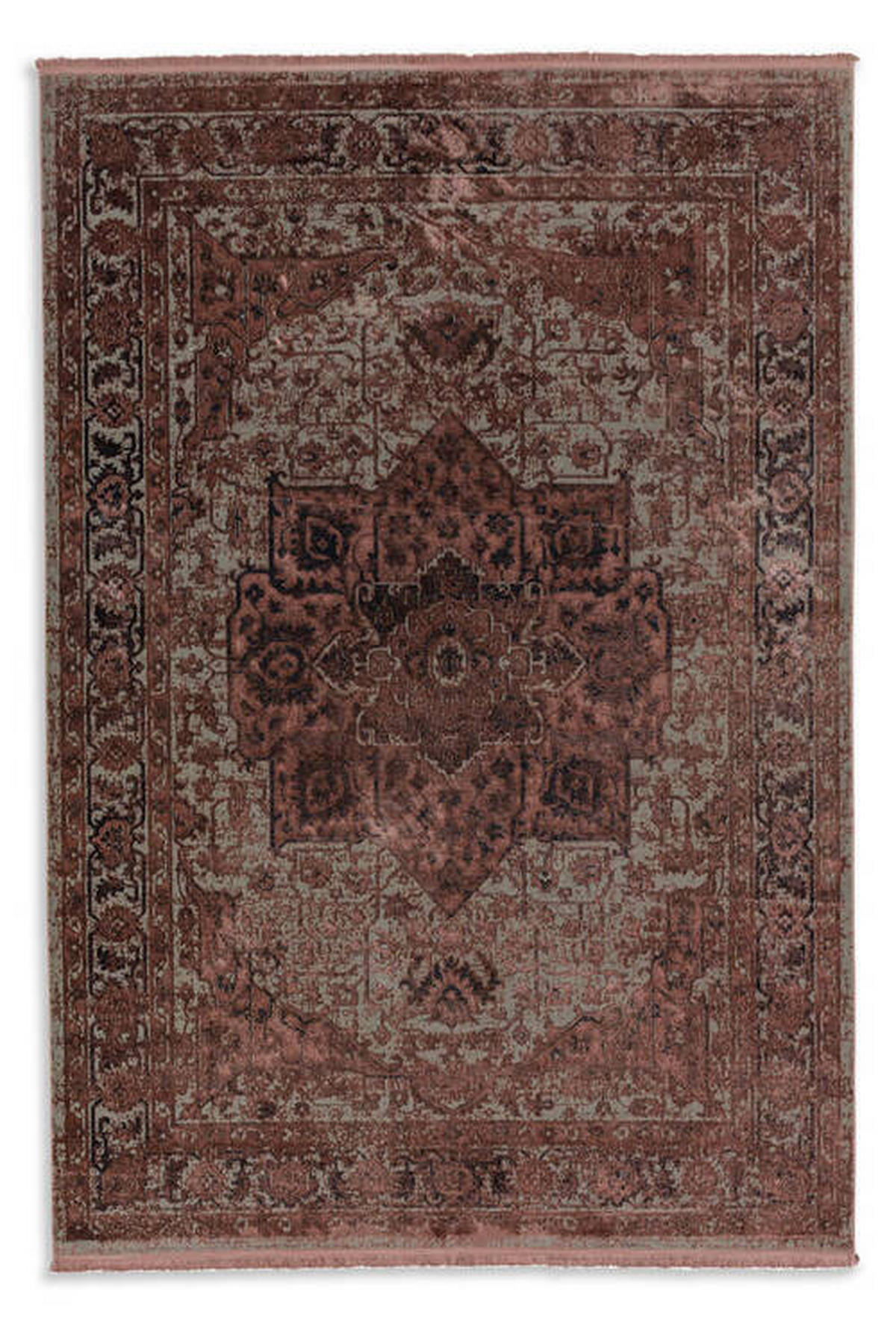 TKANÝ KOBEREC, 200/290 cm, starorůžová - starorůžová, Basics, textil (200/290cm) - Schöner Wohnen