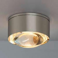 LED-DECKENLEUCHTE PUK MAXX ONE 12/6,2 cm   - Nickelfarben, Design, Metall (12/6,2cm)