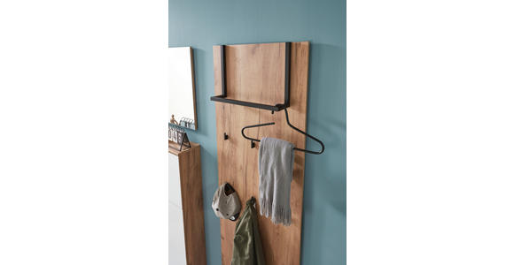 GARDEROBENPANEEL  in 60/170/14 cm  - Eichefarben, MODERN, Holzwerkstoff (60/170/14cm) - Voleo