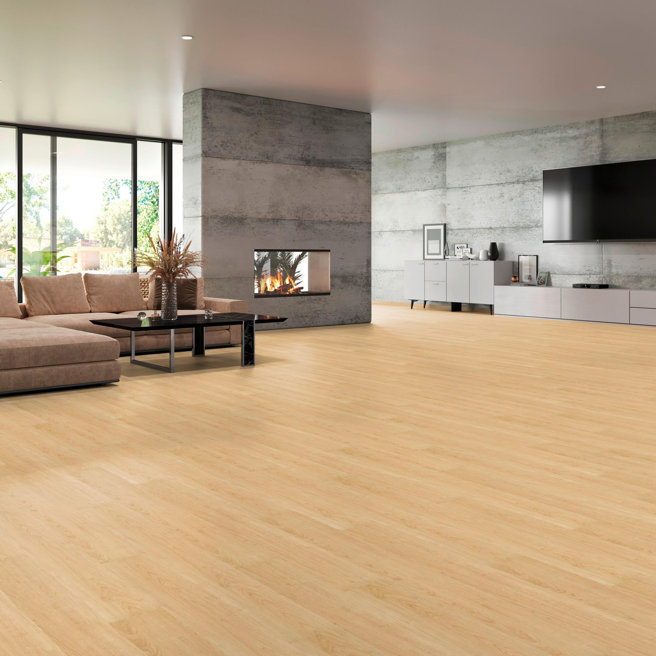 VINYLBODEN Favorito Ahorn Luxury 100000501  per  m² - Design (120,5/21/1cm) - Tilo