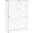 SCHUHSCHRANK 75/103/25 cm - Chromfarben/Weiß, KONVENTIONELL, Holzwerkstoff (75/103/25cm) - Ti`me SCHUHSCHRANK 75/103/25 cm - Chromfarben/Weiß, KONVENTIONELL, Holzwerkstoff (75/103/25cm) - Ti`me