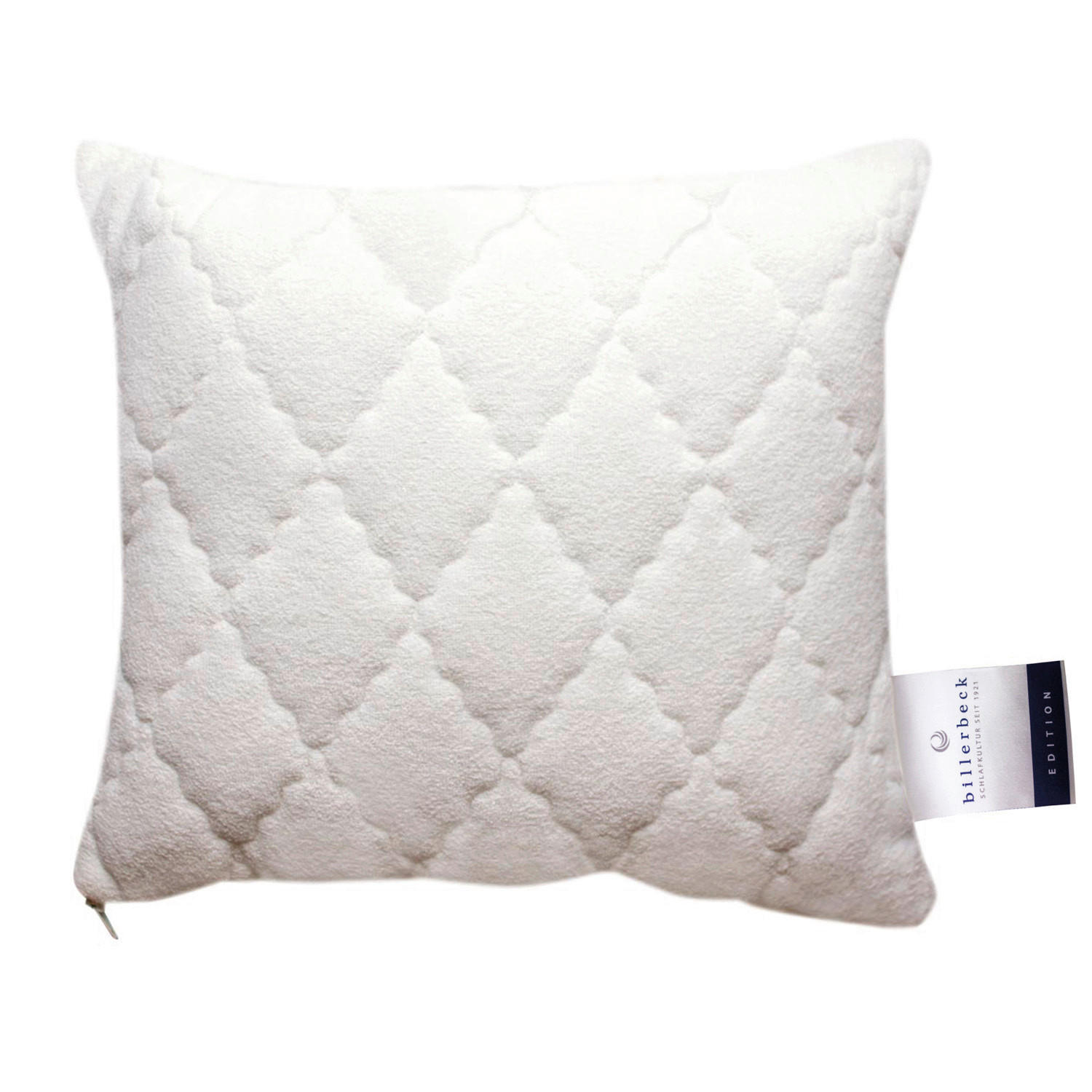 KOPFPOLSTER E20 BRISTOL   40/40 cm       - Weiß, KONVENTIONELL, Naturmaterialien/Textil (40/40cm) - Billerbeck