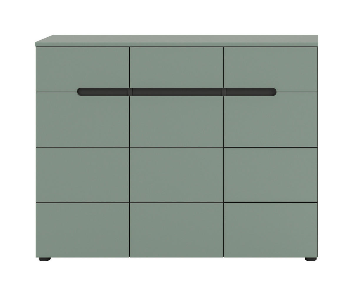 CIPŐSSZEKRÉNY - fekete, Design, műanyag/faalapú anyag (120/94/37cm) - Livetastic