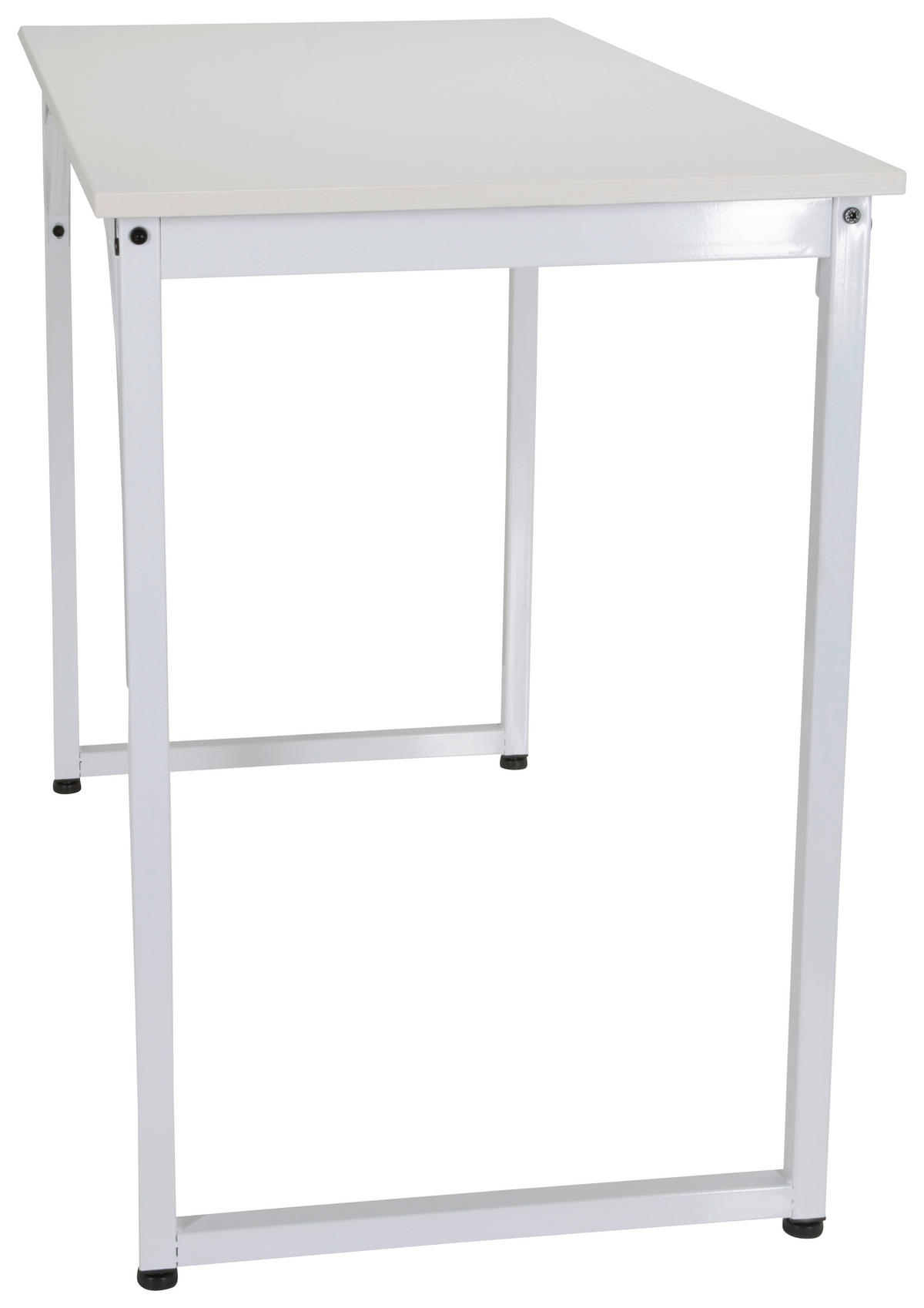 SKRIVBORD 120/50/74 cm  i vit  - vit, Basics, metall/trämaterial (120/50/74cm) - MID.YOU