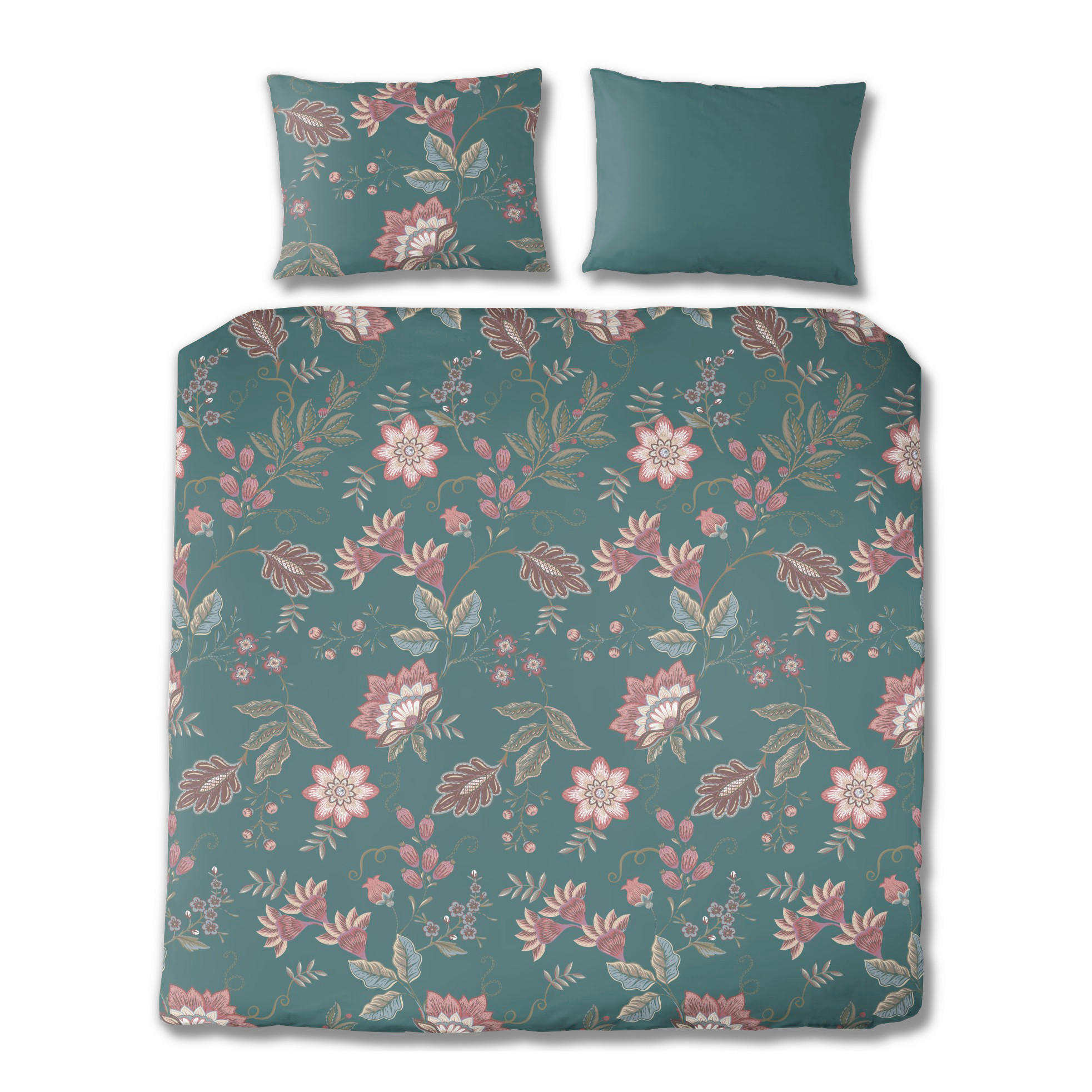 BETTWÄSCHE Satin 200/200 cm  - Grün, Design, Textil (200/200cm) - Florella