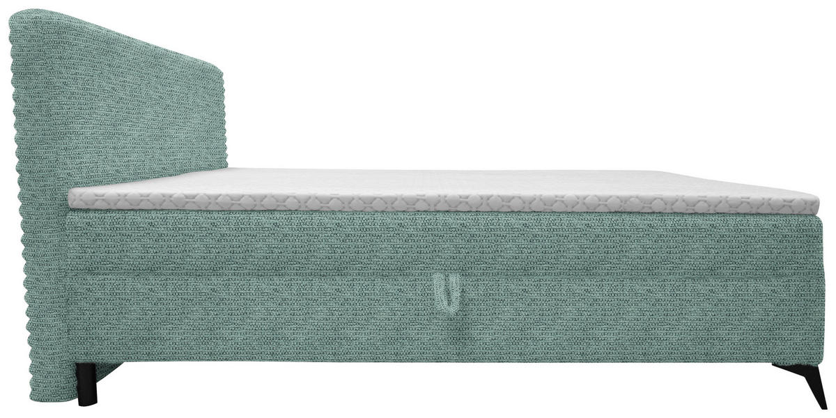 BOXBETT 160/200 cm  in Türkis  - Türkis/Schwarz, Design, Holz/Holzwerkstoff (160/200cm) - Xora