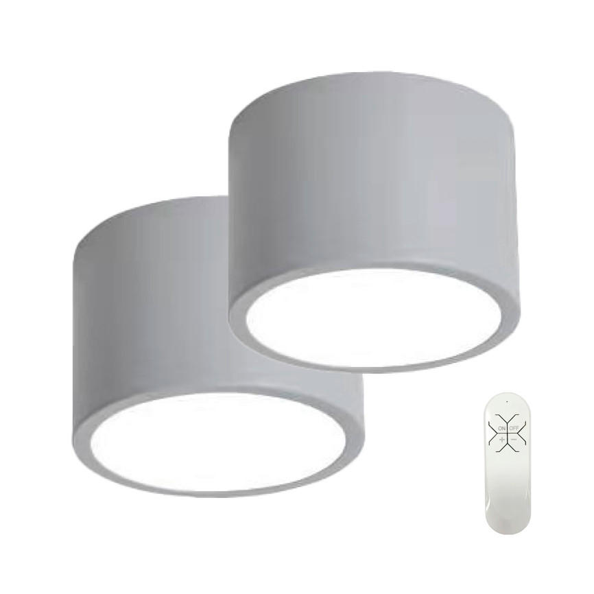 LED-DECKENLEUCHTE 15/15/10 cm   - Grau, Design, Kunststoff (15/15/10cm) - P & B