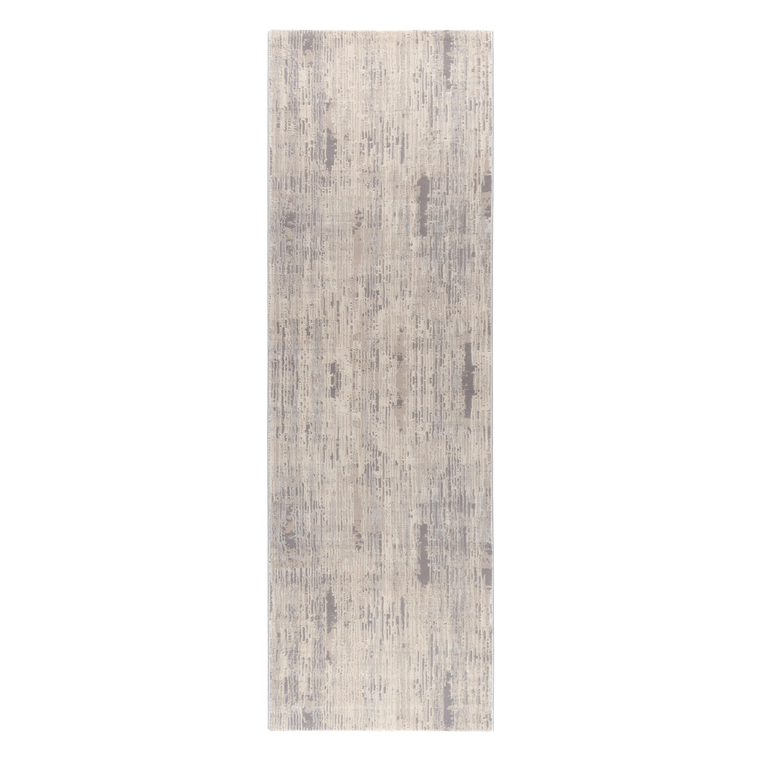 WEBTEPPICH  80/300 cm  Grau   - Grau, Basics, Textil (80/300cm)