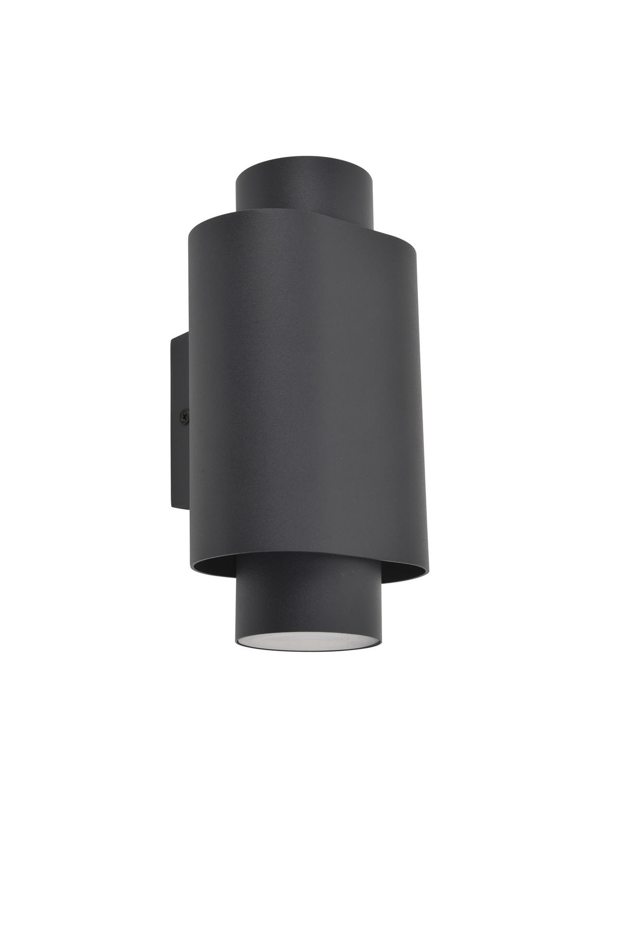 AUßENWANDLEUCHTE 10,9/20,2/9,6 cm   - Anthrazit, Basics, Metall (10,9/20,2/9,6cm)