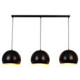 HÄNGELEUCHTE 120/30/150 cm - Goldfarben/Schwarz, Trend, Metall (120/30/150cm) - Novel