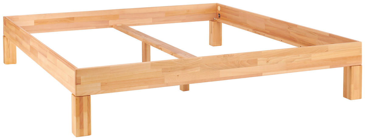 FUTÓNOVÁ POSTEĽ, 180/220 cm, jadrový buk - jadrový buk, Natur, drevo (180/220cm) - MID.YOU