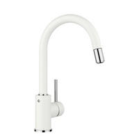 KÜCHENARMATUR 521457  - Chromfarben/Weiß, Basics, Stein/Metall (10,8/33,6/22,3cm) - Blanco