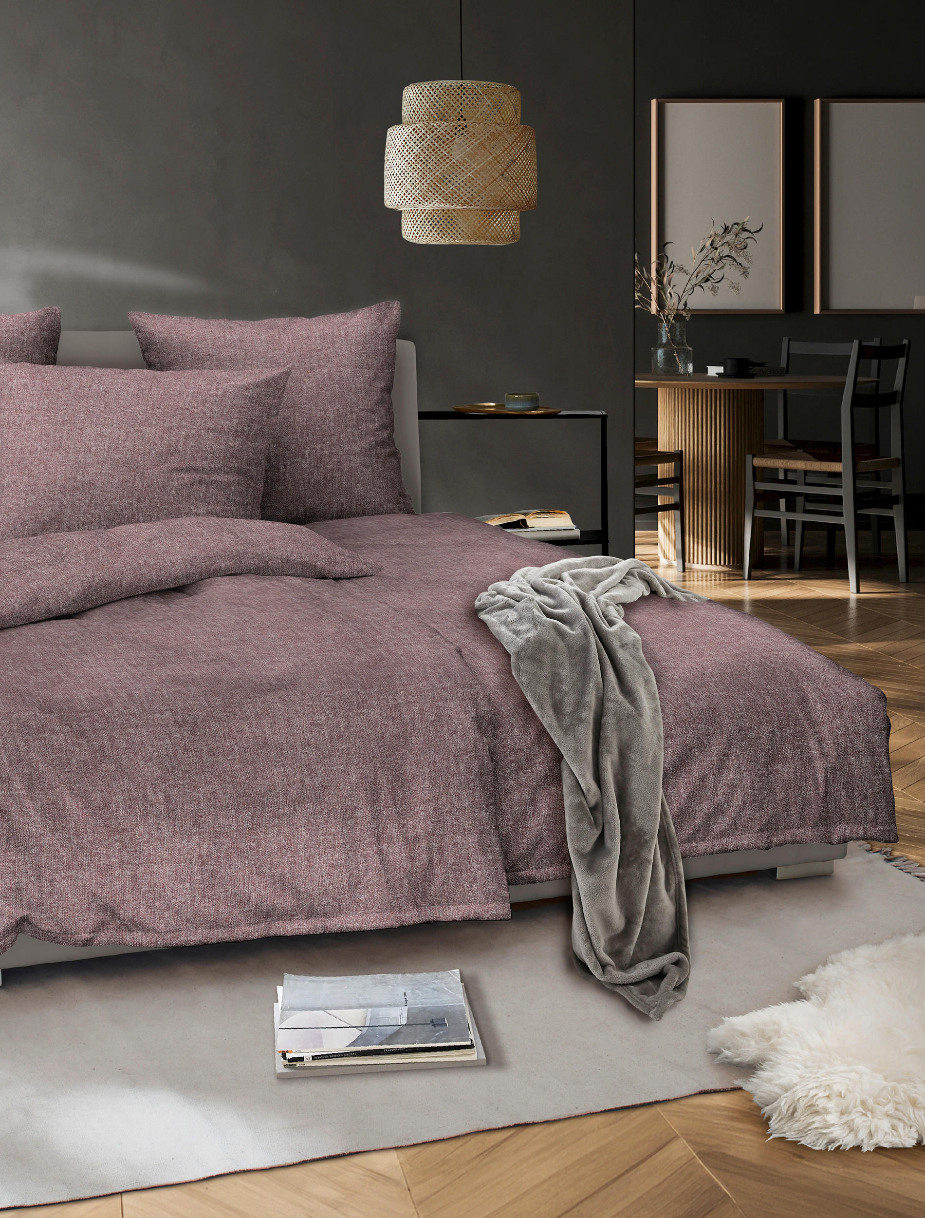 BETTWÄSCHE Renforcé 140/200 cm  - Flieder, KONVENTIONELL, Textil (140/200cm) - Irisette