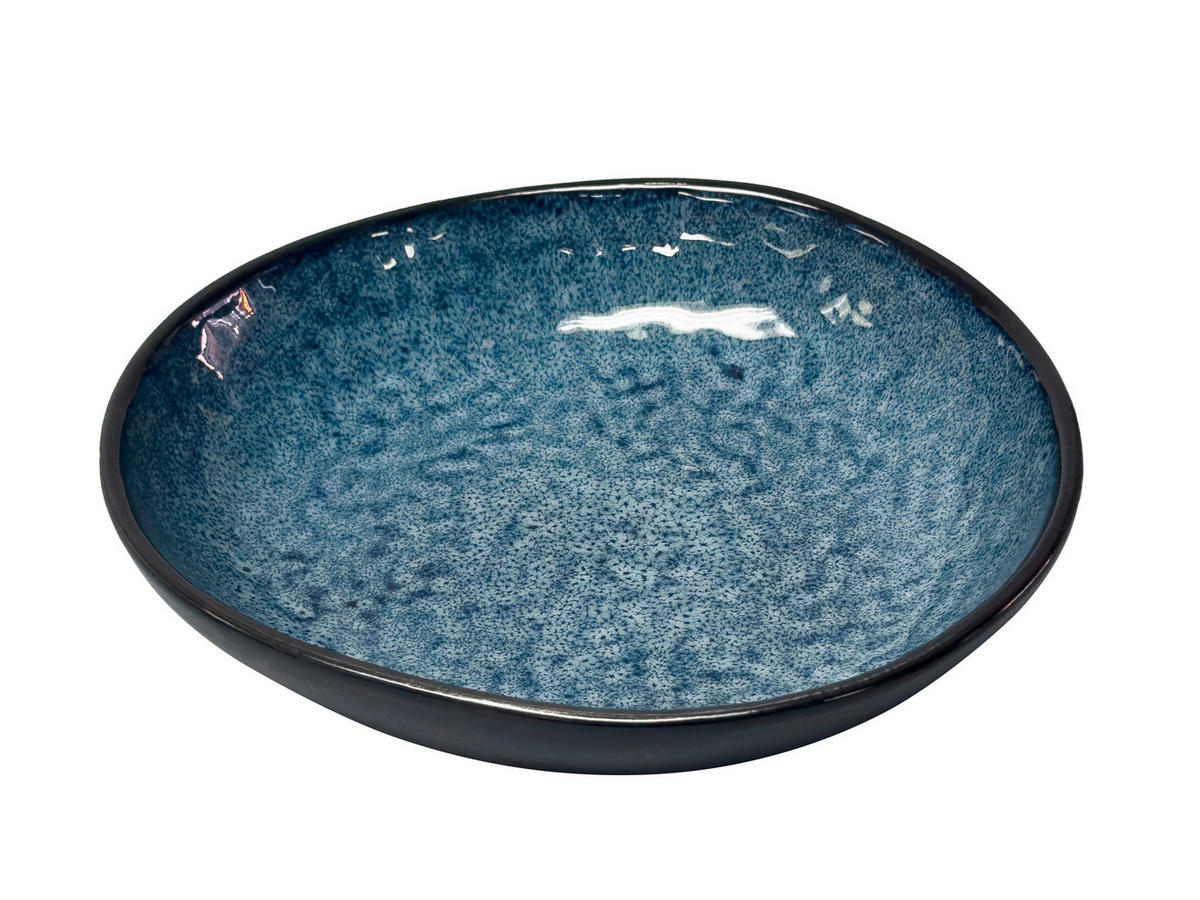 SUPPENTELLER SØREN BLUE 20,1/20,1 cm  - Blau, Trend, Keramik (20,1/20,1cm) - Novel