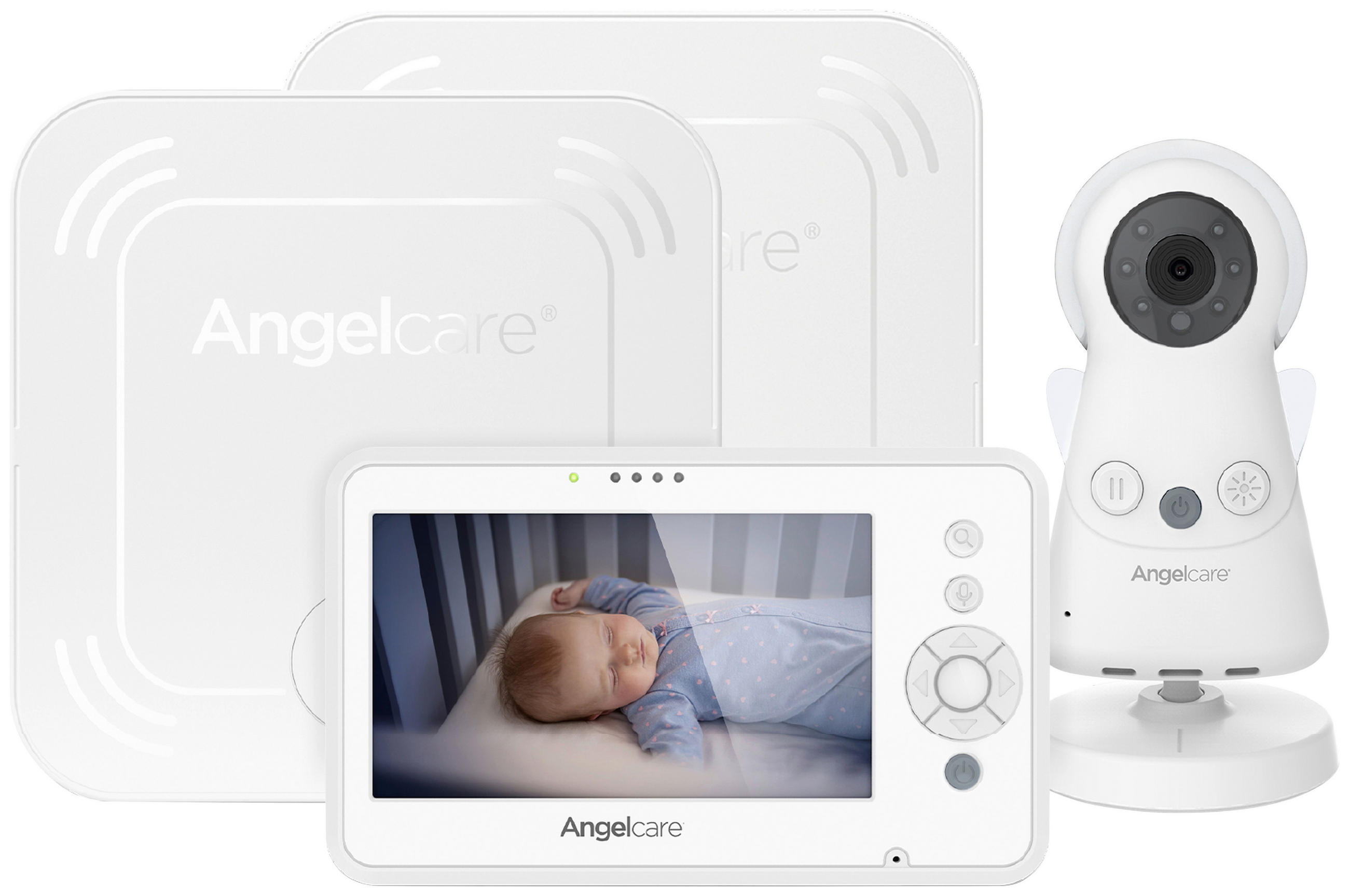 BABYPHONE 150 m Angelcare® AC25-SP 3-in-1  - Weiß, Basics, Kunststoff (22/9,8/17cm) - Angelcare