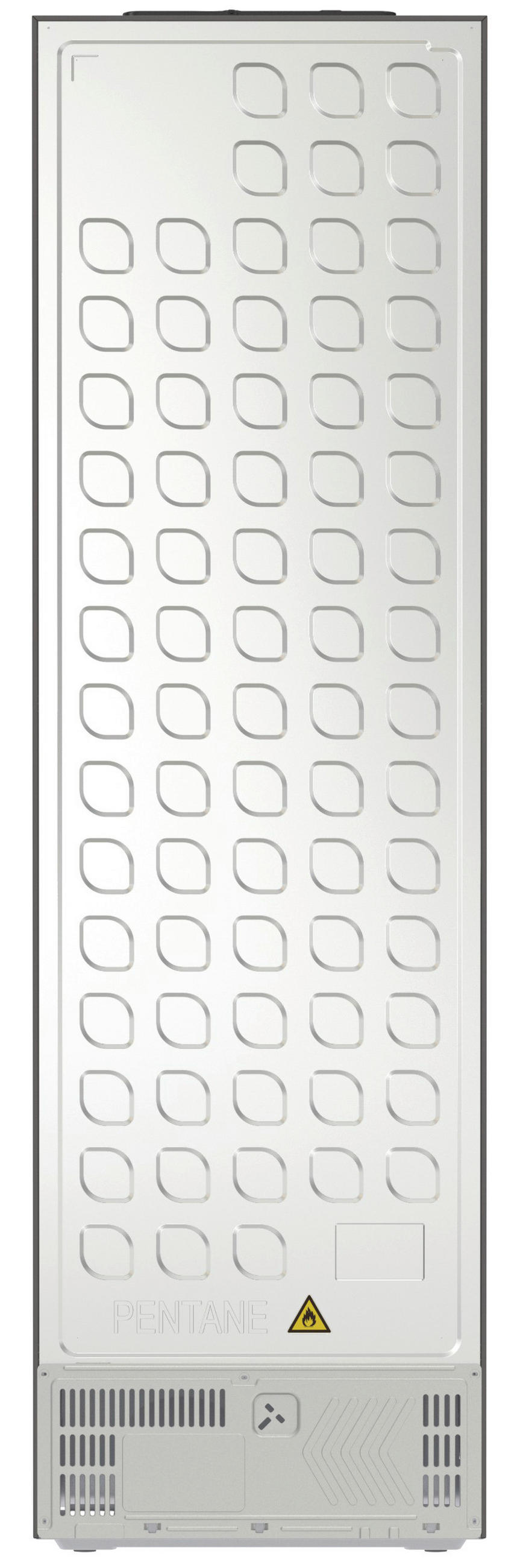 KÜHL-GEFRIER-KOMBINATION NRB620C61X4WFE  - Edelstahlfarben, Basics, Glas/Kunststoff (59,5/203/65,8cm) - Gorenje