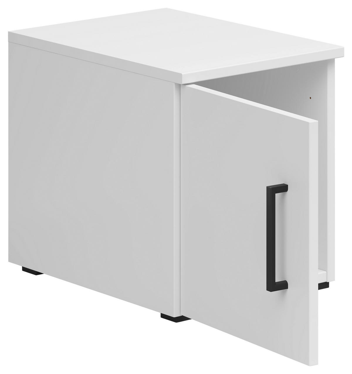 AUFSATZSCHRANK 30/35/40 cm  in  - Schwarz/Weiß, MODERN, Holzwerkstoff/Kunststoff (30/35/40cm) - Carryhome