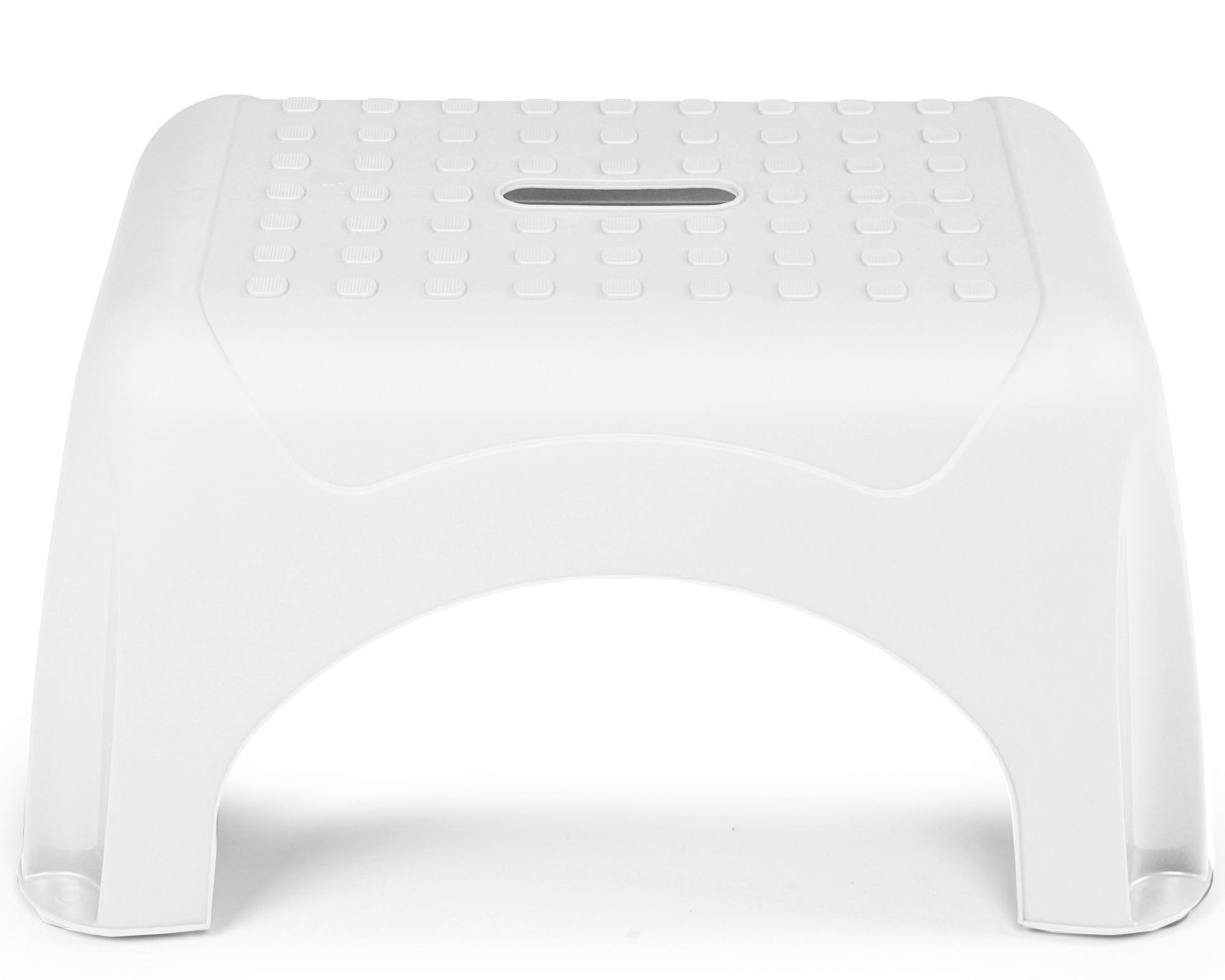 TRITTHOCKER Weiß  - Weiß, Basics, Kunststoff (44/23,5/31cm) - Ambia Garden