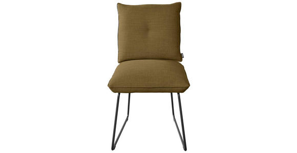 STUHL in Stahl Struktur Metall, Textil - Schwarz/Braun, Design, Textil/Metall (51/90/70cm) - Dieter Knoll