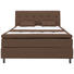 BOXSPRINGBETT 140/200 cm in Braun - Braun/Grau, KONVENTIONELL, Holz/Textil (140/200cm) - Elegando BOXSPRINGBETT 140/200 cm in Braun - Braun/Grau, KONVENTIONELL, Holz/Textil (140/200cm) - Elegando