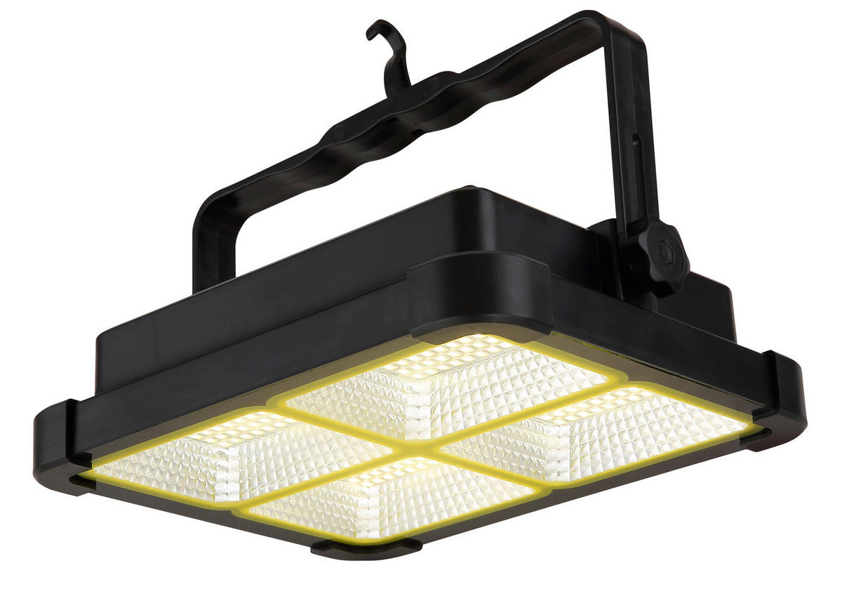 SOLÁRNÍ SVÍTIDLO 21.5/17.2/5.5 cm - černá/čiré, Basics, plast/sklo (21.5/17.2/5.5cm) - Globo