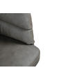 ARMLEHNSTUHL  Sitzfläche 360° drehbar, automatische Rückholfunktion  Echtleder  Braun  - Schwarz/Braun, Design, Leder/Metall (70/89/65,5cm) - Novel