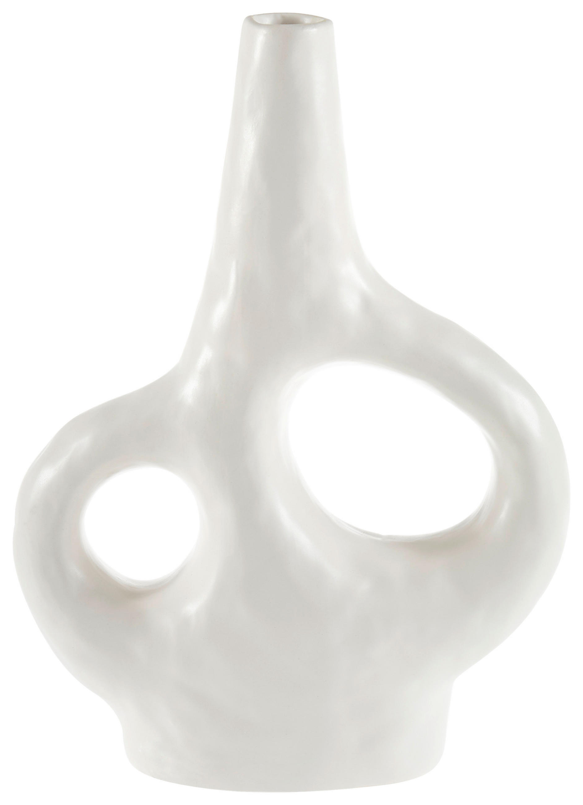 VASE  - Weiß, Basics, Keramik (7/20cm) - Boltze Home